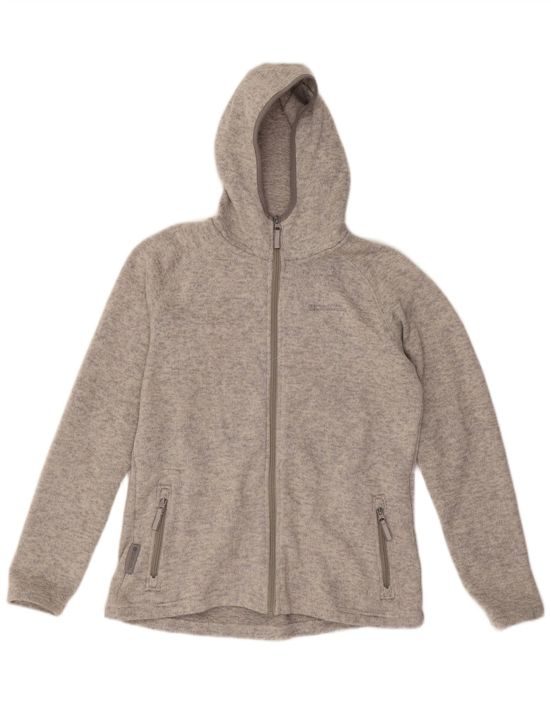 Mountain Warehouse Dame Hættetrøje Sweater UK 14 Stor Grå Polyester