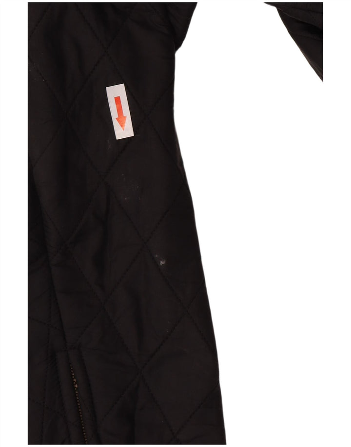 Barbour Quiltet jakke til kvinder UK 18 XL Sort polyamid