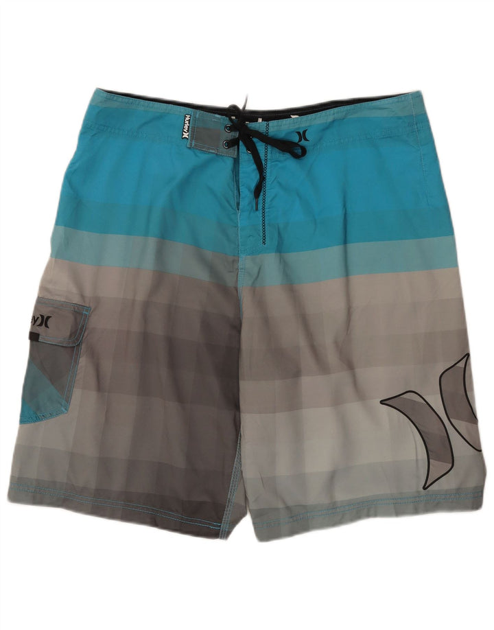 Hurley Herre grafiske svømmeshorts Stor flerfarvet Colourblock