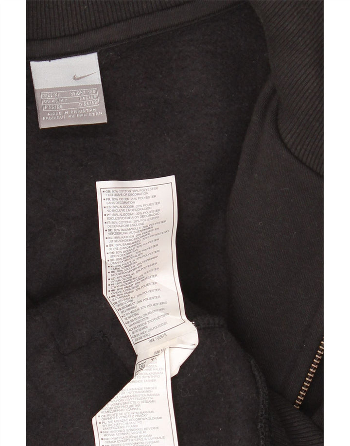 NIKE Træningsdragt topjakke til mænd UK 45/47 XL sort bomuld