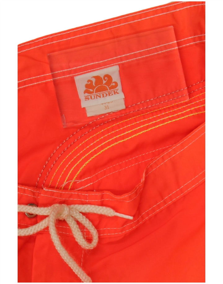 Sundek Herre badeshorts Medium Orange Nylon