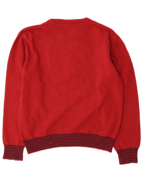Harmont & Blaine Boys grafisk sweater med rund hals 11-12 år Burgundy
