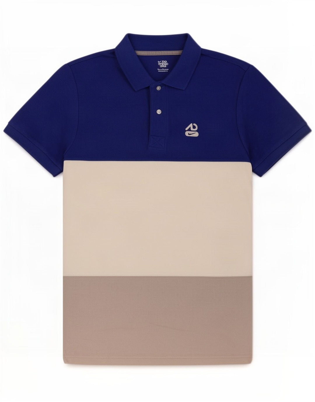 Nike Polo Shirt til mænd Lille flerfarvet Colourblock Bomuld