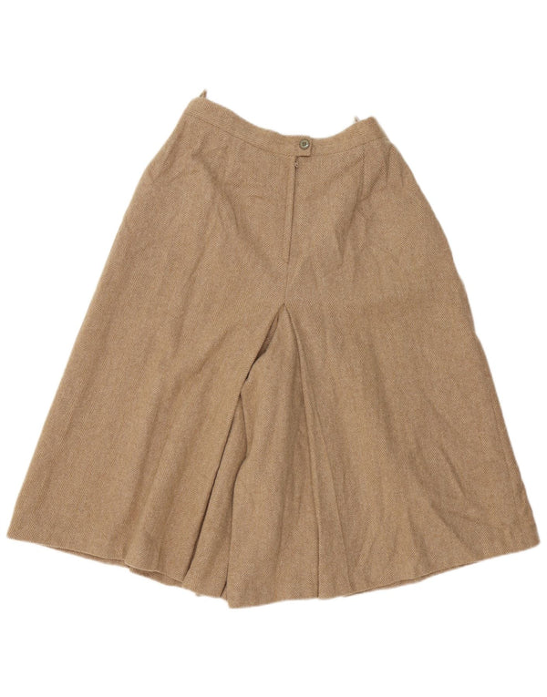Vintage kvinders højtaljede cargo shorts IT 48 XL W30 Beige sildeben