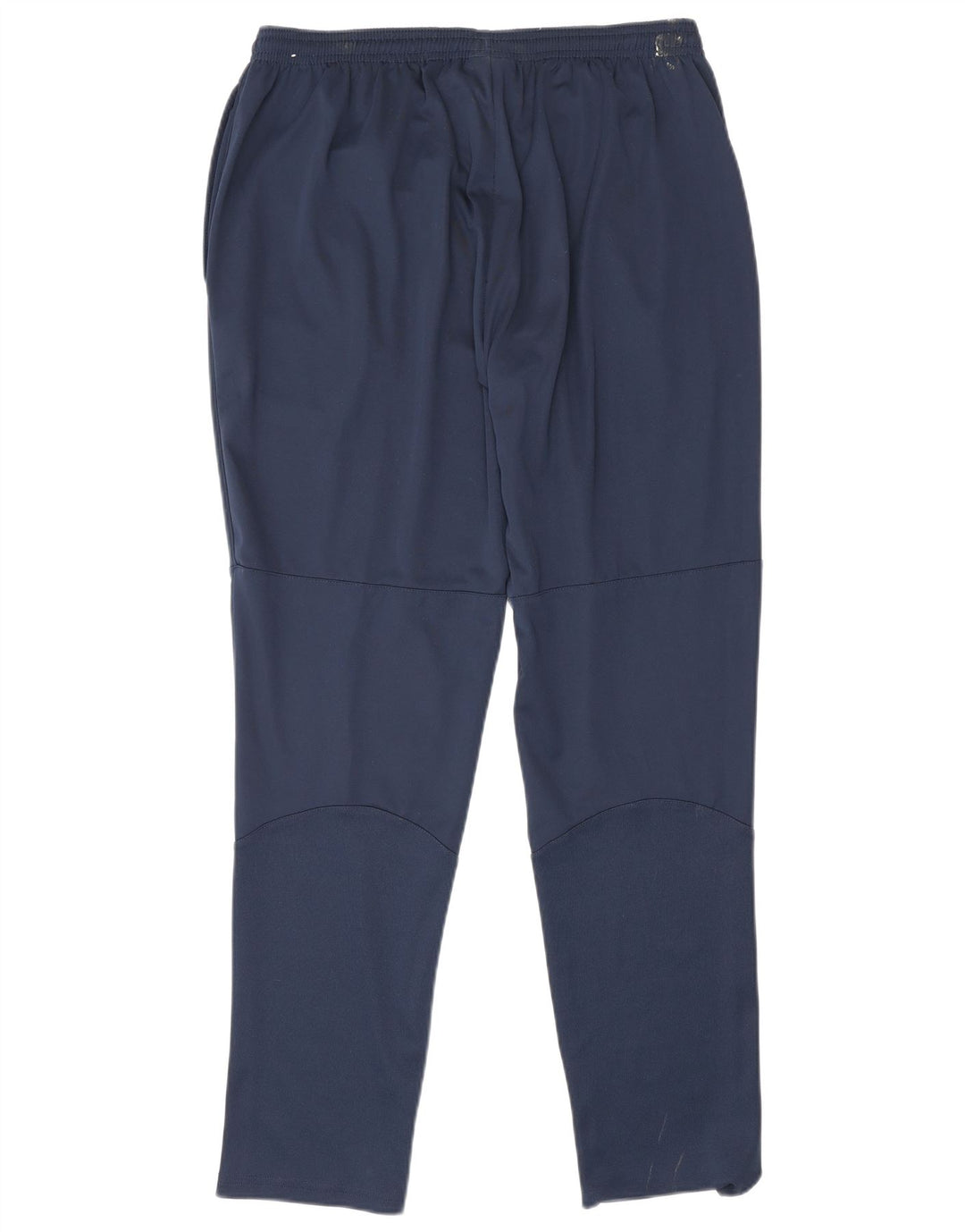 Nike Dame Dri Fit træningsdragt Bukser UK 14 Large Navy Blue Polyester