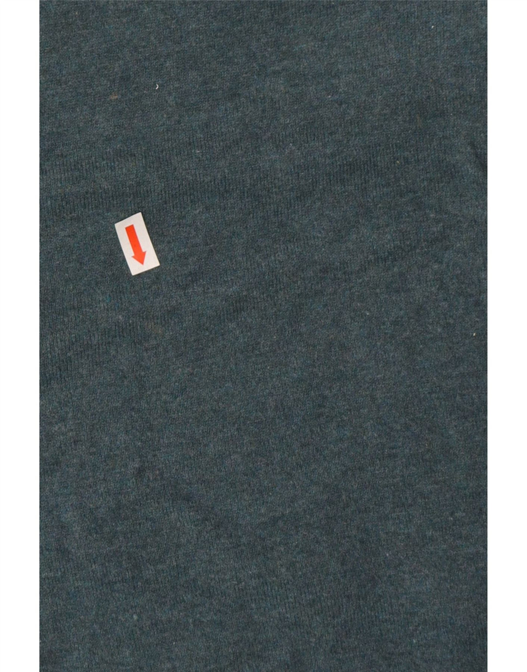 Marks & Spencer Herre Polo Neck trøje Sweater Large Blue Flecked Bomuld