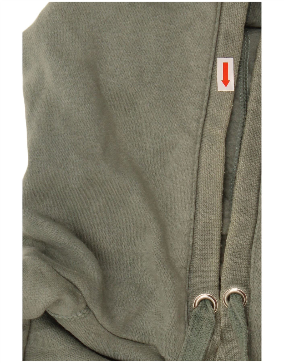 HURLEY Grafisk hættetrøje til kvinder UK 14 Mellemgrøn bomuld