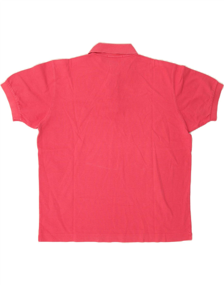 HENRY COTTONS Mens Polo Shirt Medium Pink Cotton Vintage Henry Cottons and Second-Hand Henry Cottons from Messina Hembry 