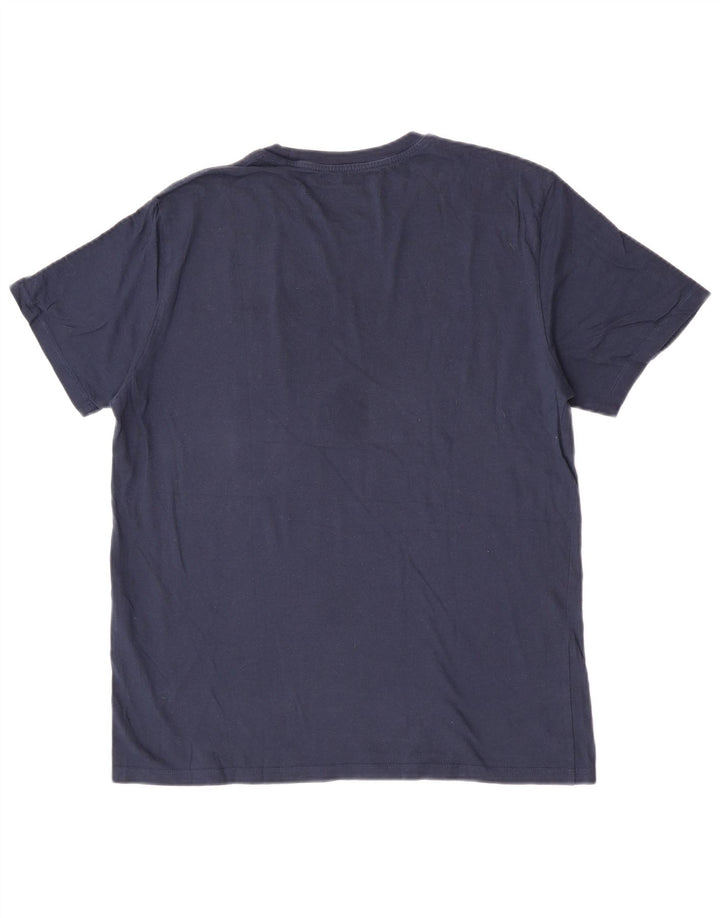 Levi's Herre grafisk T-shirt Top Stor marineblå bomuld
