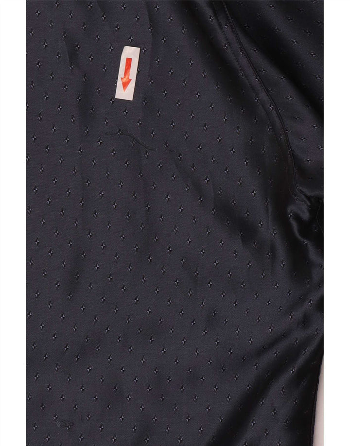 Equivoco Herreskjorte str. 15 3/4 Medium Navy Blue Spotted Acetate