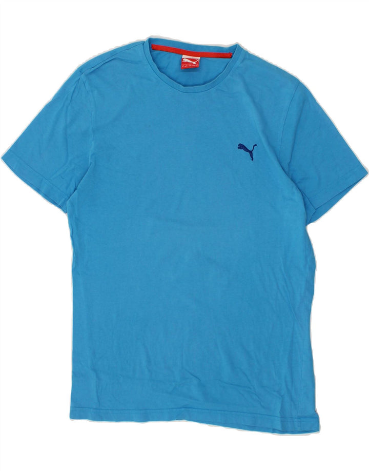 PUMA Mens T-Shirt Top Medium Blue Cotton Vintage Puma and Second-Hand Puma from Messina Hembry 