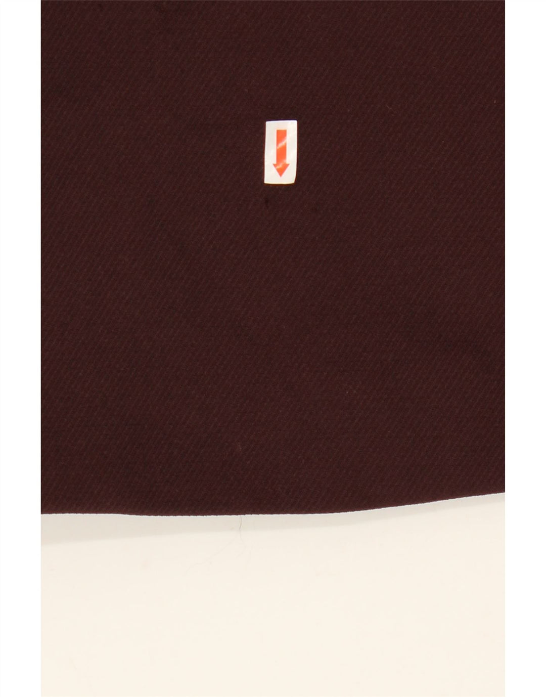 ZARA Womens Open Gilet UK 10 Small Maroon Polyester