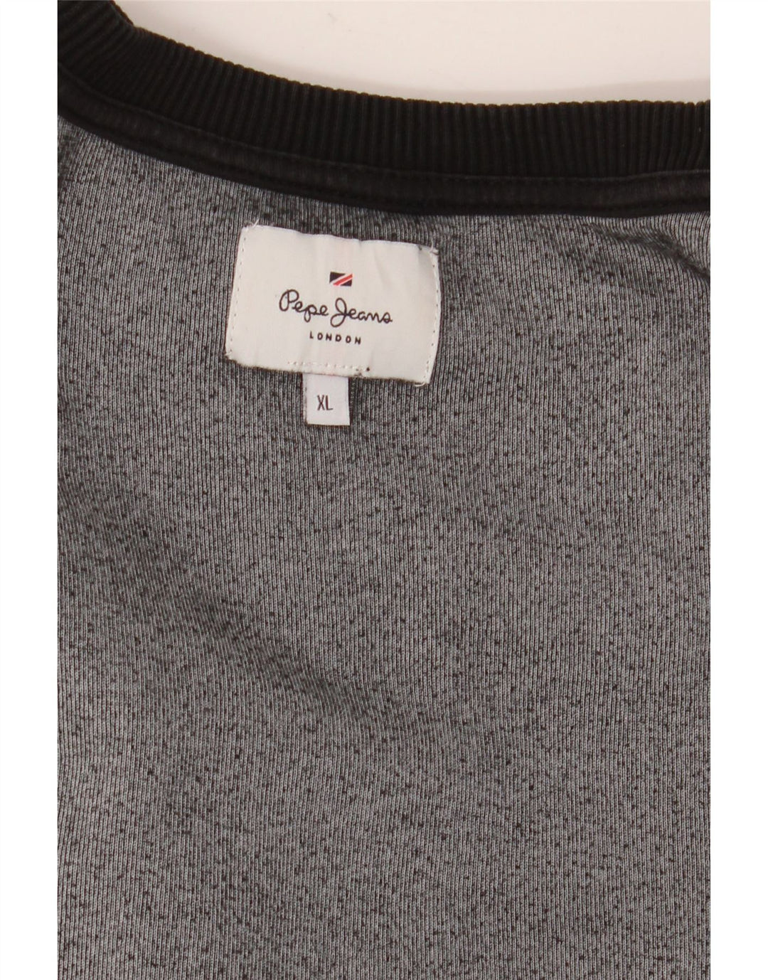 PEPE JEANS Dame Oversized Grafisk Sweatshirt Jumper UK 18 XL Sort