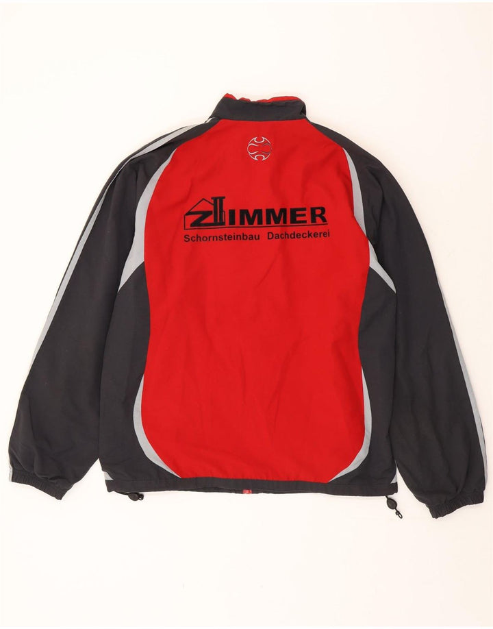 Adidas Herre grafisk træningsdragt Topjakke UK 40/42 Medium Sort Colourblock