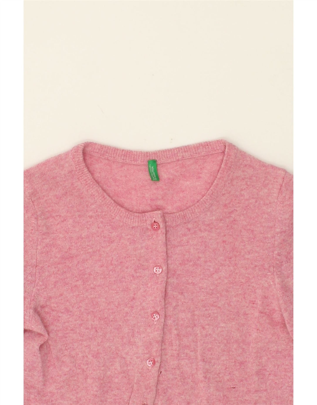 BENETTON Womens Cardigan Sweater UK 4 XS Pink Vintage Benetton and Second-Hand Benetton from Messina Hembry 