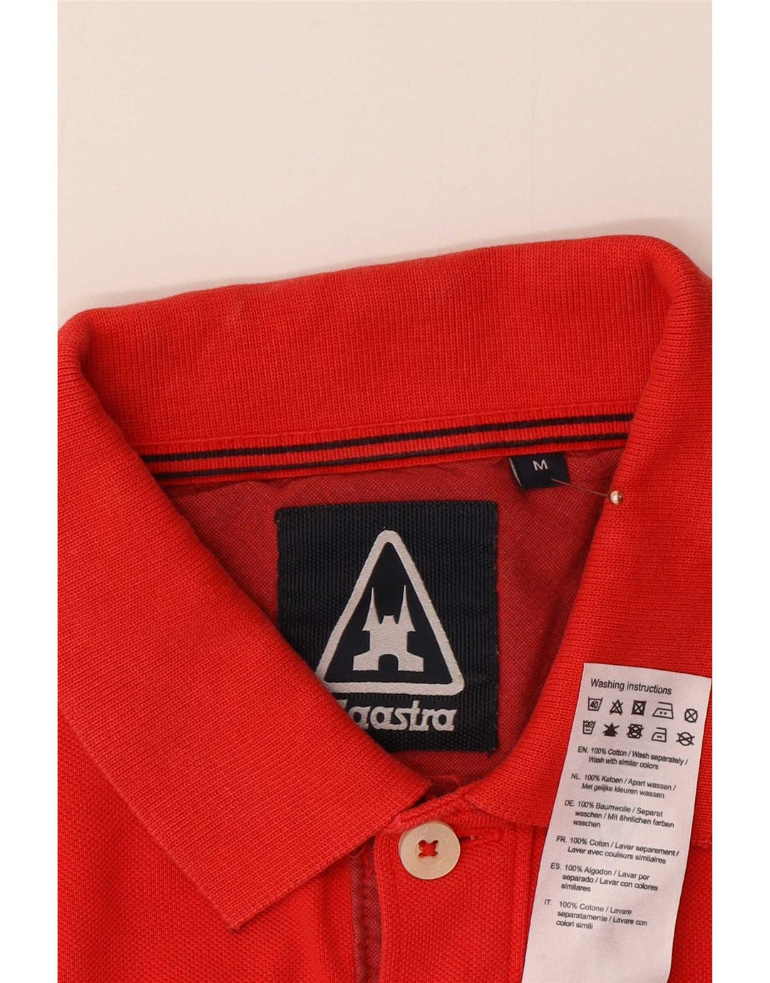Gaastra herre poloshirt Medium rød bomuld