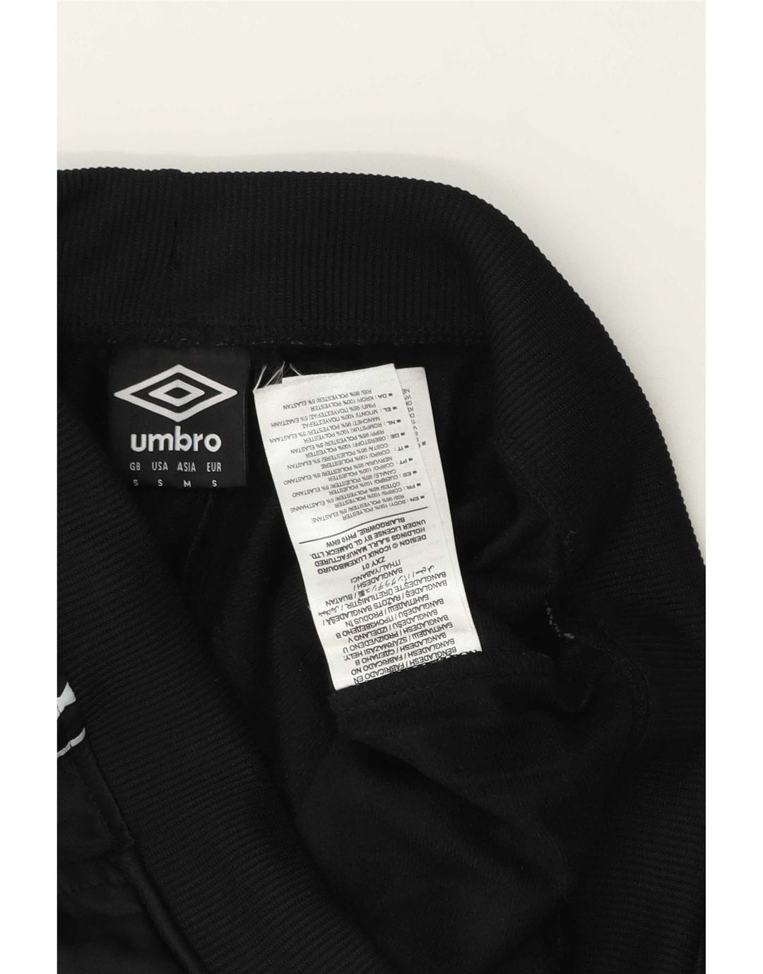 Umbro Herre Grafisk Træningsdragt Bukser Joggers Lille Sort Polyester