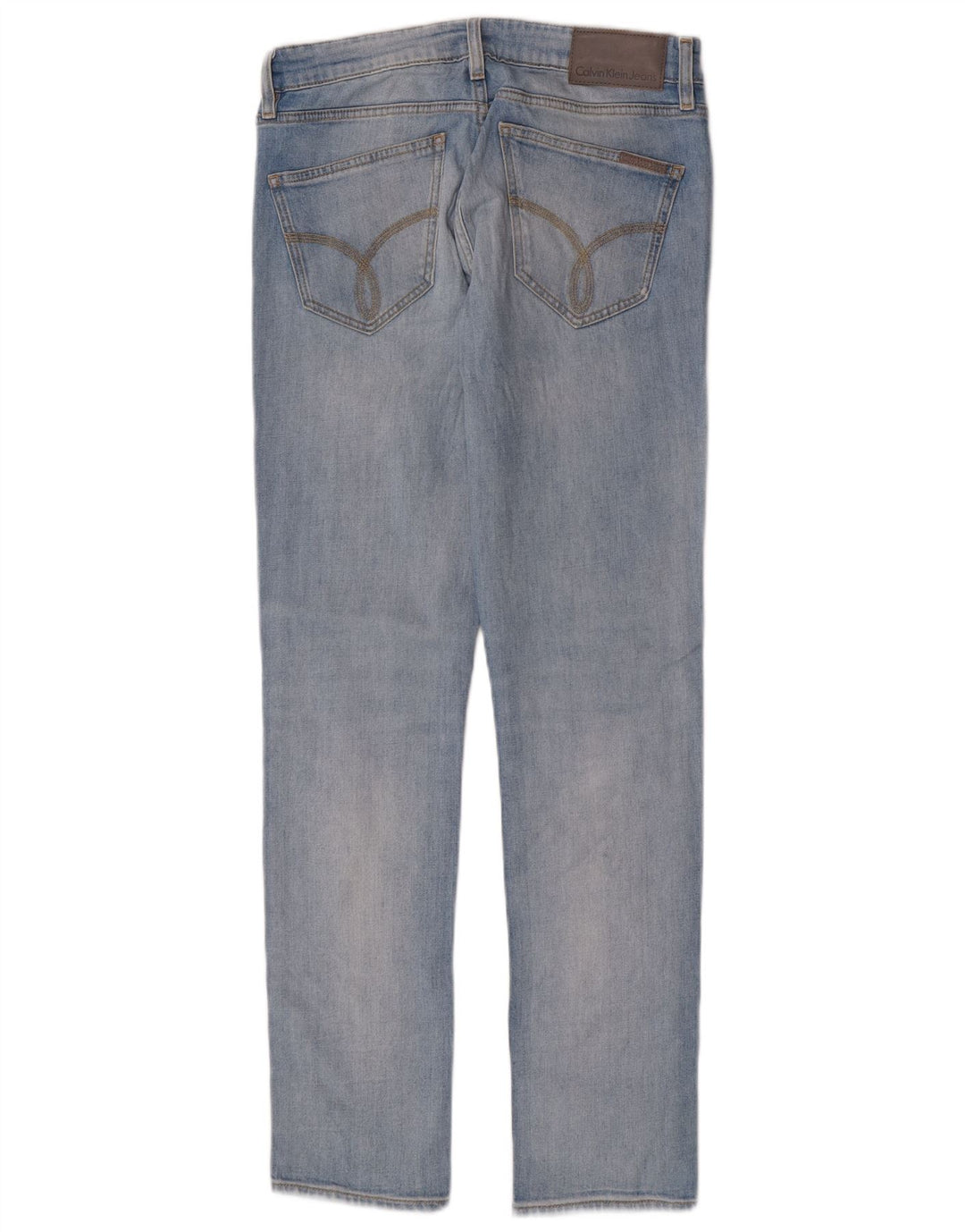 Calvin Klein Herre Slim Jeans W31 L32 Blå Bomuld