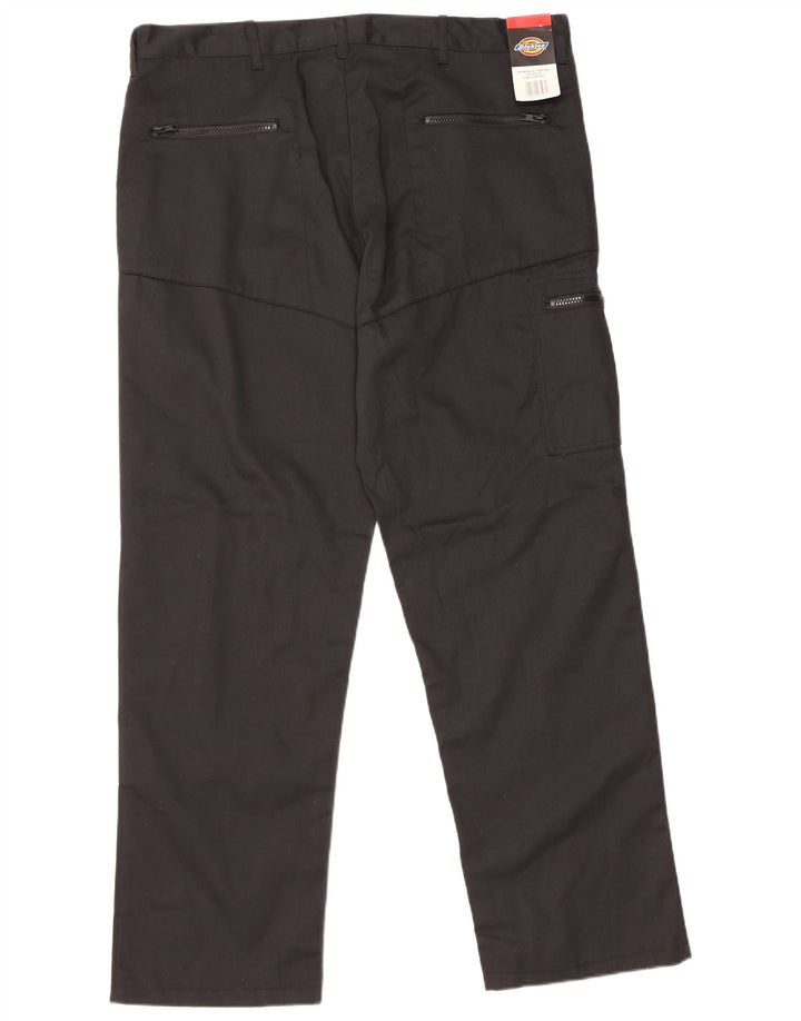 DICKIES Straight Cargo bukser til mænd W38 L30 Sort polyester