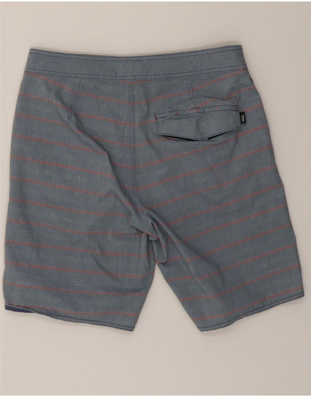 VANS Mens Swimming Shorts Small  Blue Striped Cotton Vintage Vans and Second-Hand Vans from Messina Hembry 