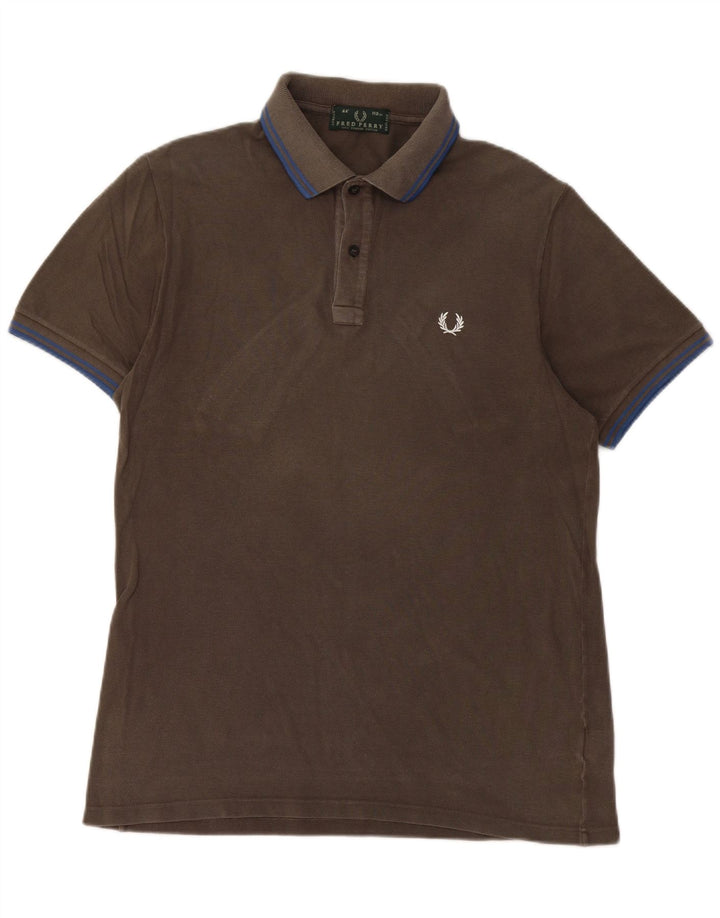 FRED PERRY Poloshirt til mænd mellemgrå bomuld