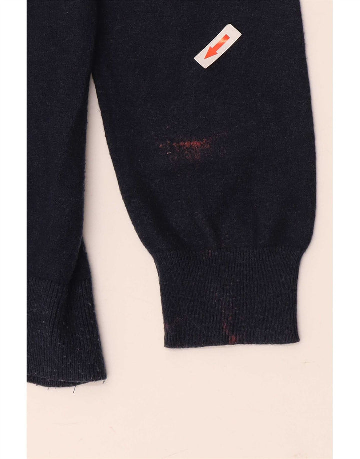 Marks & Spencer Dame Oversized V-hals sweater Medium Navy Blue