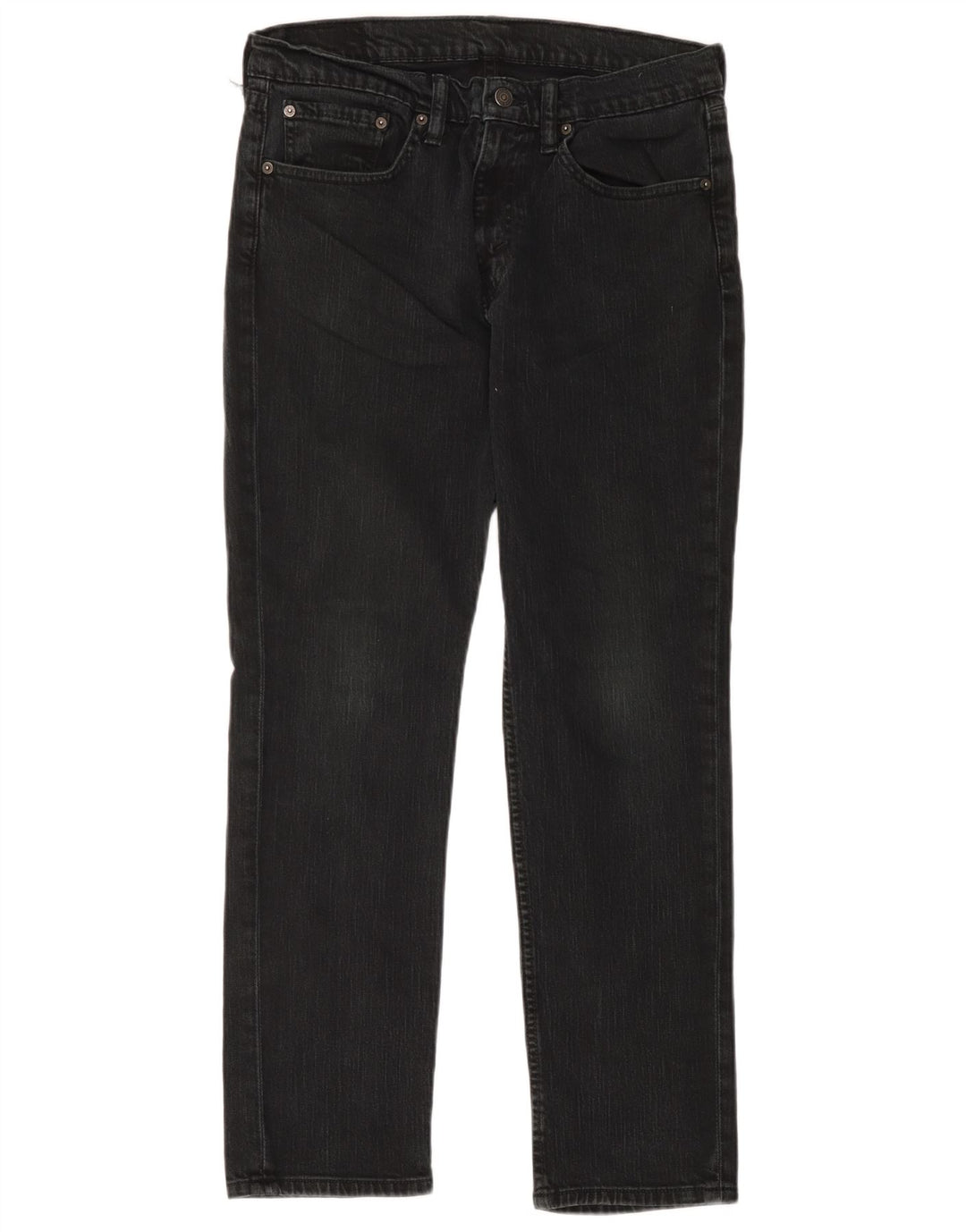 Levi's Straight Jeans til mænd W34 L30 sort bomuld