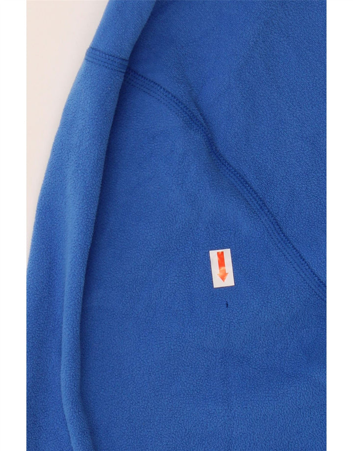 THE NORTH FACE Fleecetrøje til mænd med lynlås XL Blå polyester