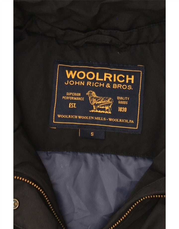 Woolrich Polstret Frakke til kvinder UK 10 Lille Sort