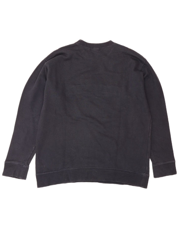 Timberland Boys Grafisk Sweatshirt Jumper 15-16 år Navy Blue Bomuld