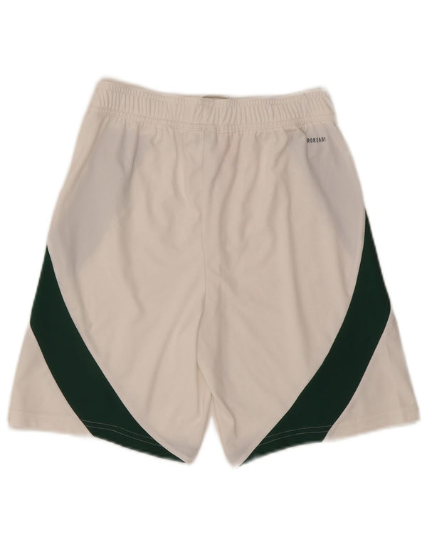 Adidas Boys Boston Celtics Sports Shorts 13-14 år Hvid Colourblock