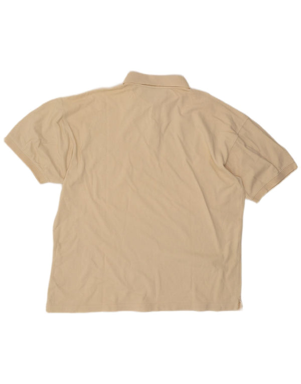 Champion Mens Polo Shirt 2XL Beige Cotton
