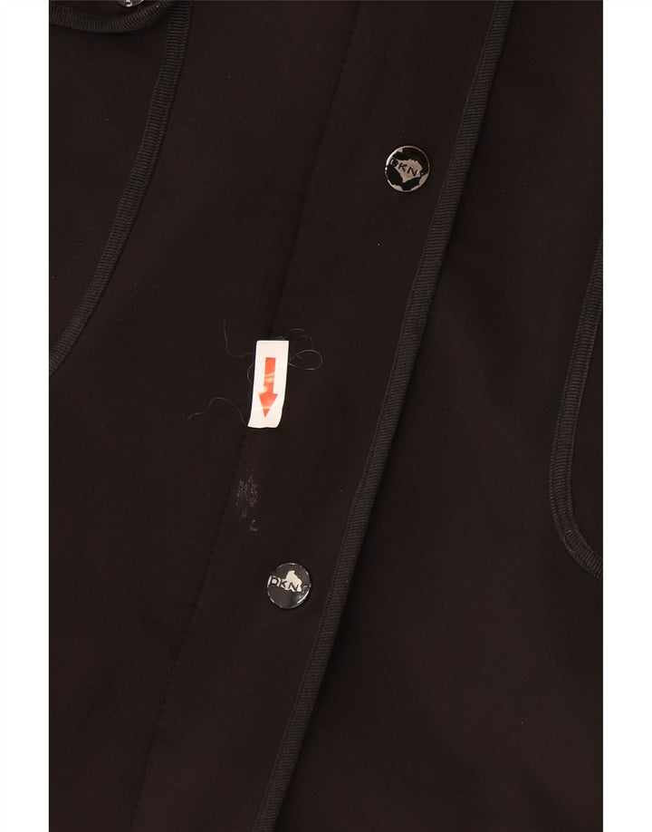 Dkny Womens Utility Jacket UK 16 Large Grå Polyester