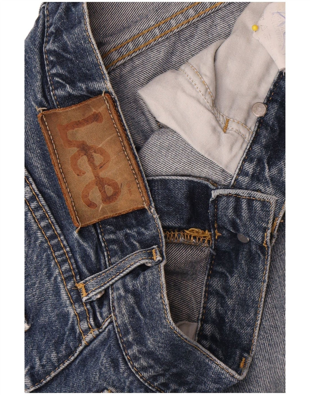 Lee Straight Jeans til mænd W33 L32 blå bomuld