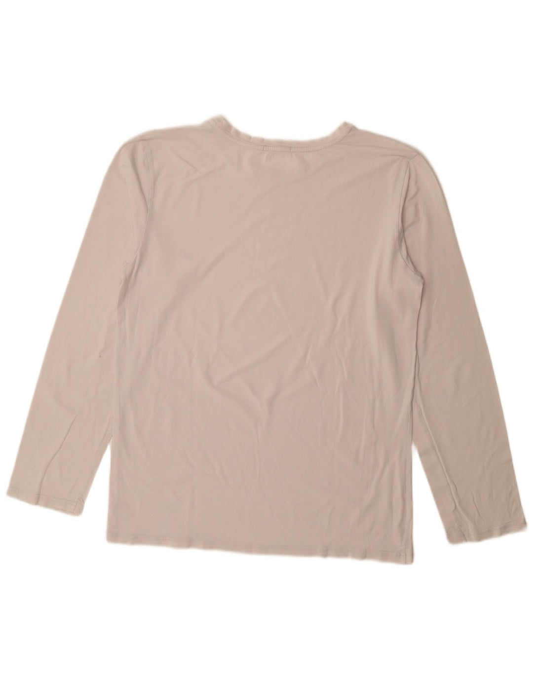 Tommy Hilfiger Dame Top Langærmet UK 18 XL Off White Bomuld