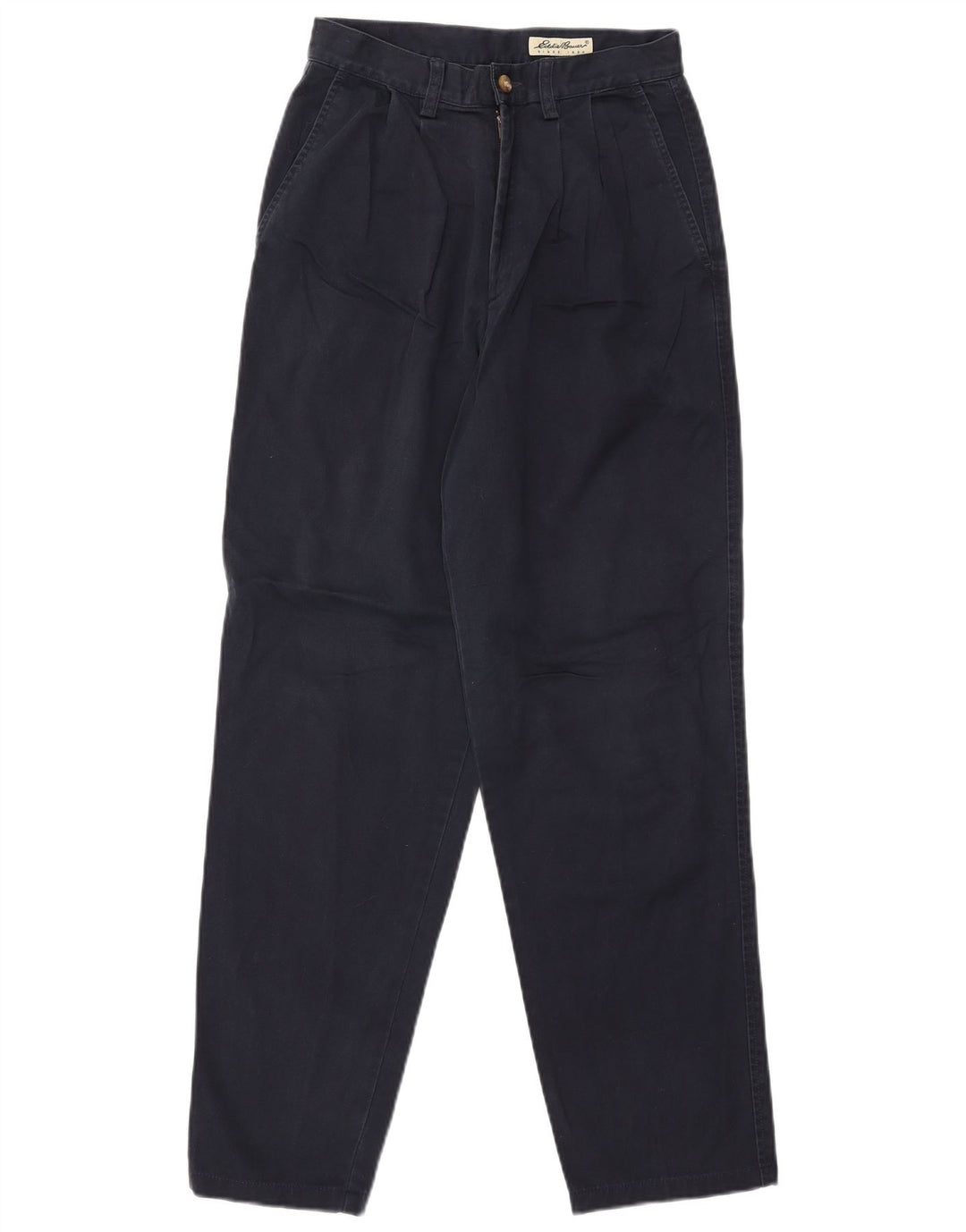 EDDIE BAUER Dame-Pegged Chino-bukser US 6 Medium W26 L29 Navy Blue