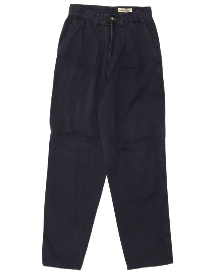 EDDIE BAUER Dame-Pegged Chino-bukser US 6 Medium W26 L29 Navy Blue