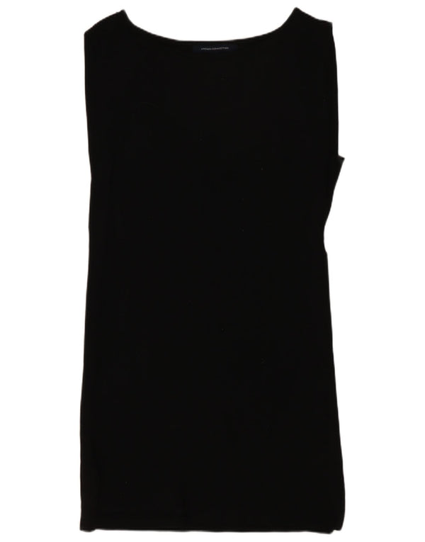 French Connection Dame Ærmeløs Bodycon Dress UK 8 Small Black Viscose