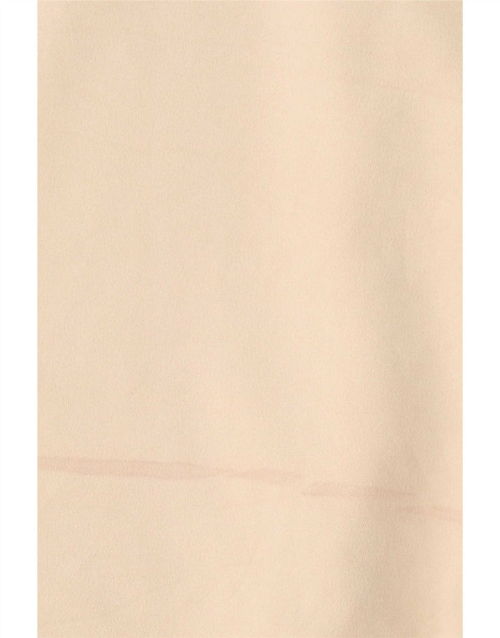 Zara Womens Shift Dress UK 16 Large Beige Geometrisk Polyester