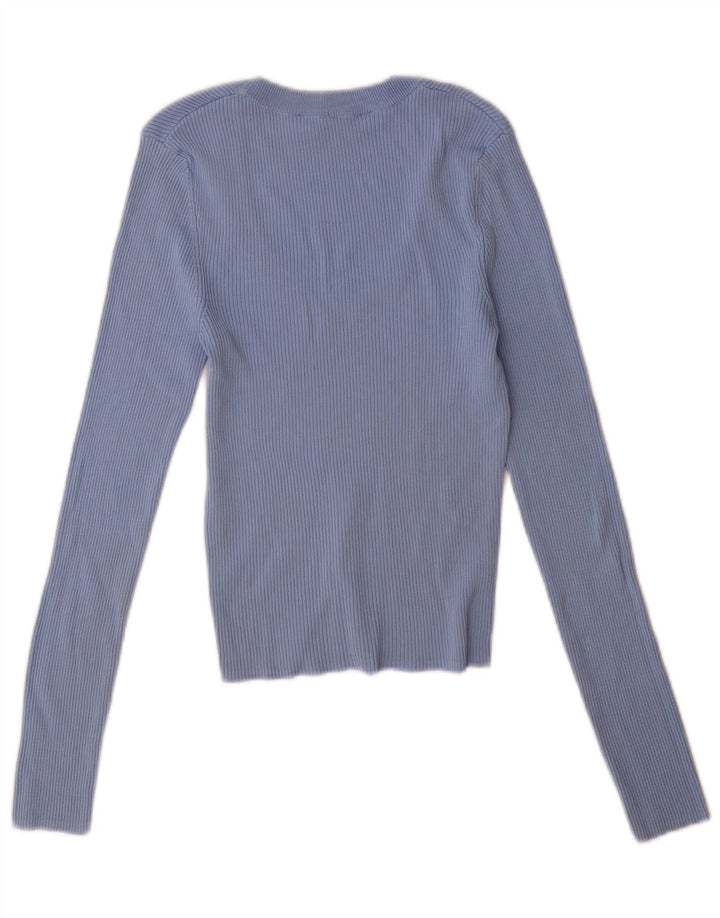 Zara Dametop Langærmet UK 12 Medium Blue