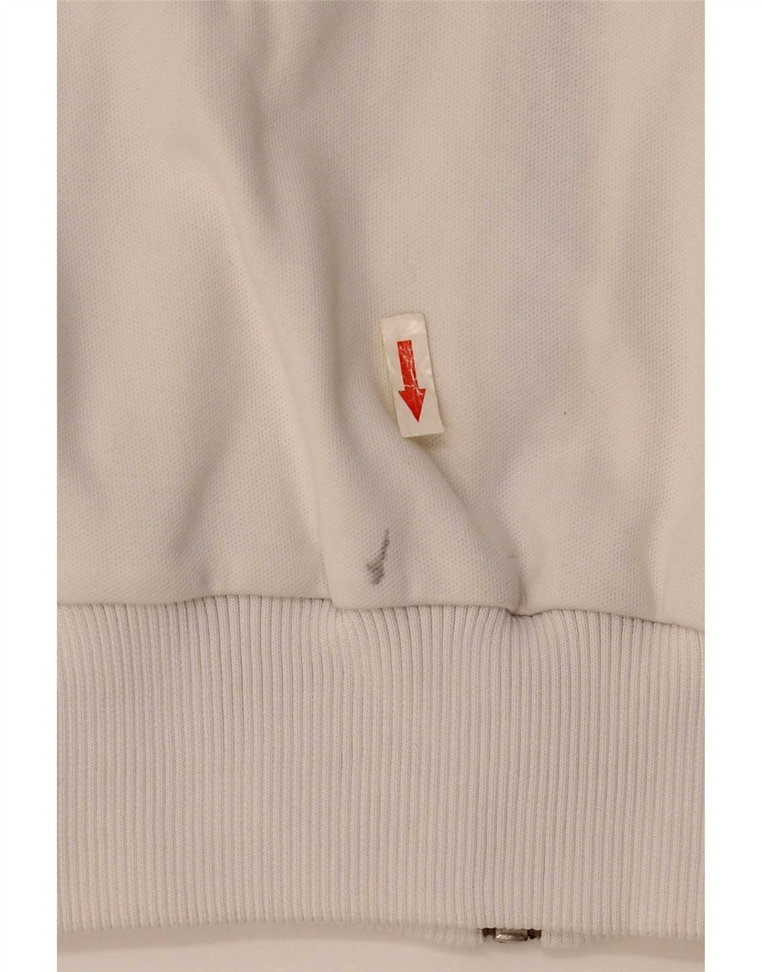 Adidas Graphic Tracksuit Top Jacket UK 10 Small White Colourblock