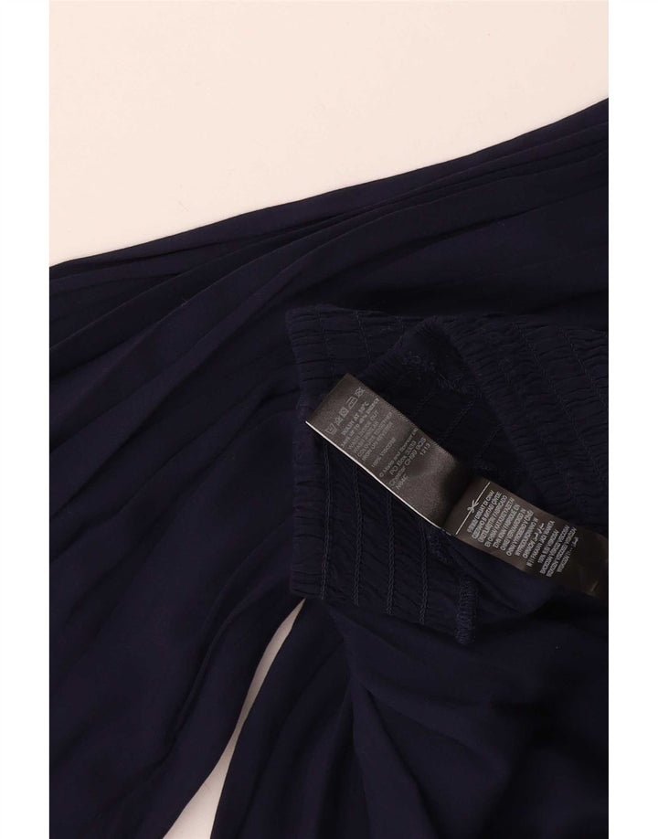 Marks & Spencer Dame joggers Cropped Trousers Large W30 L23 Navy Blue