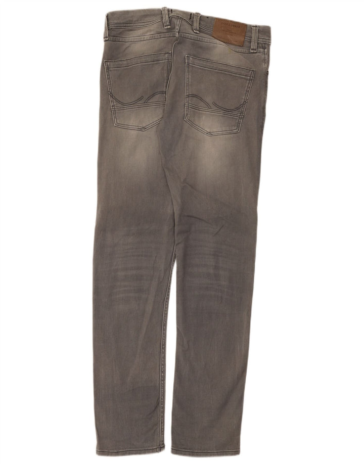 Jack & Jones Herre Slim Jeans W29 L32 Grå Bomuld
