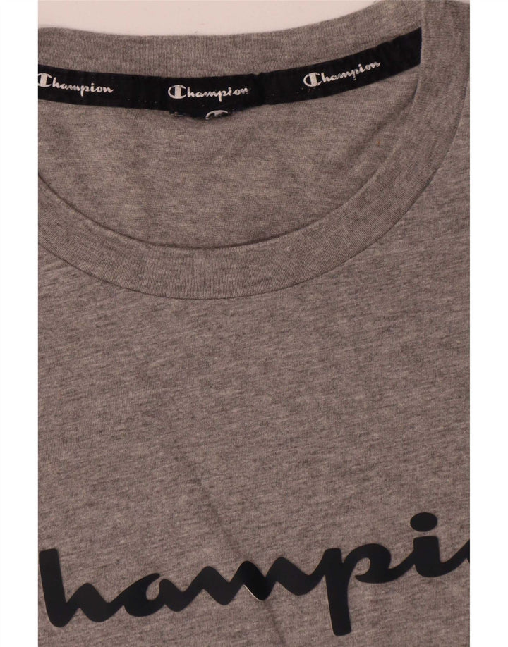 Champion Herre grafisk T-shirt top mellemgrå