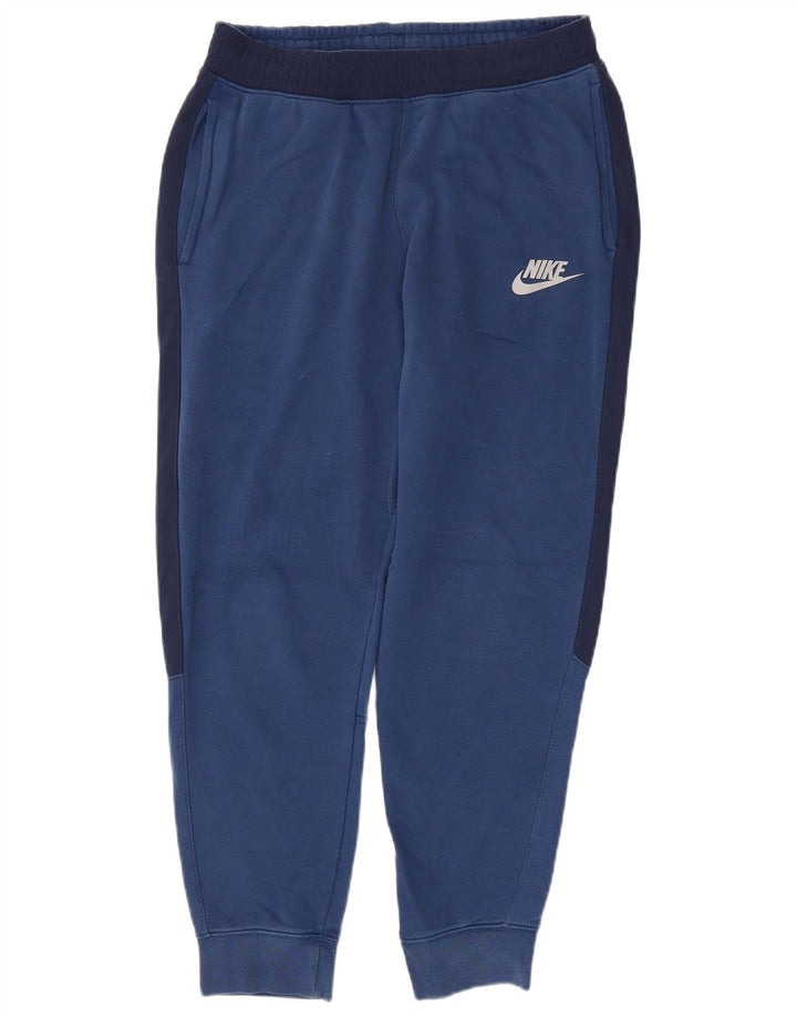 NIKE Træningsdragt til mænd Joggers Medium Marineblå Colourblock Bomuld