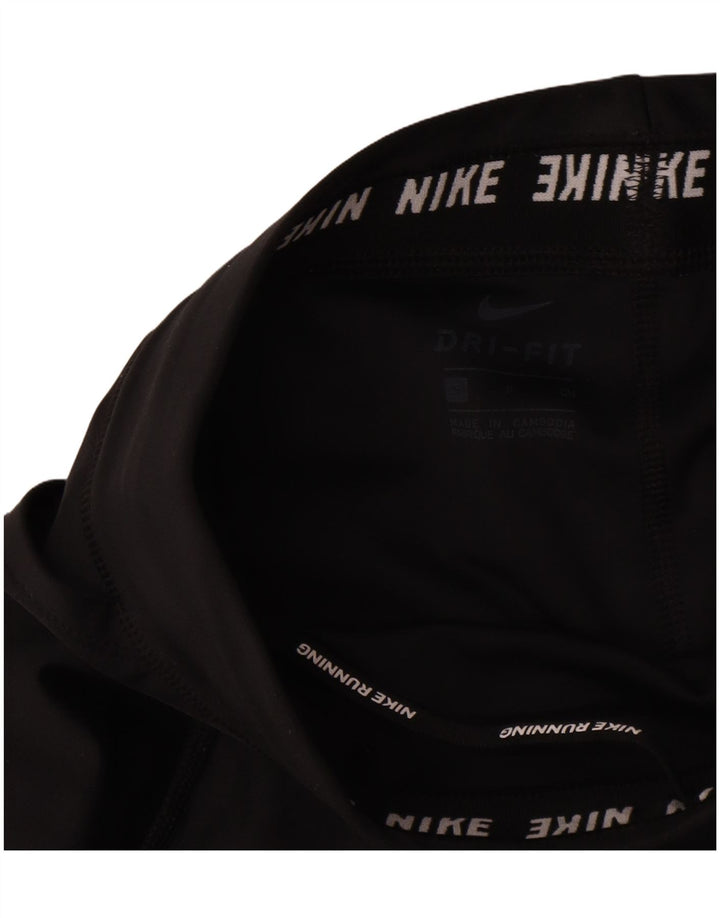 Nike Dame Dri Fit Leggings UK 10 Small Black
