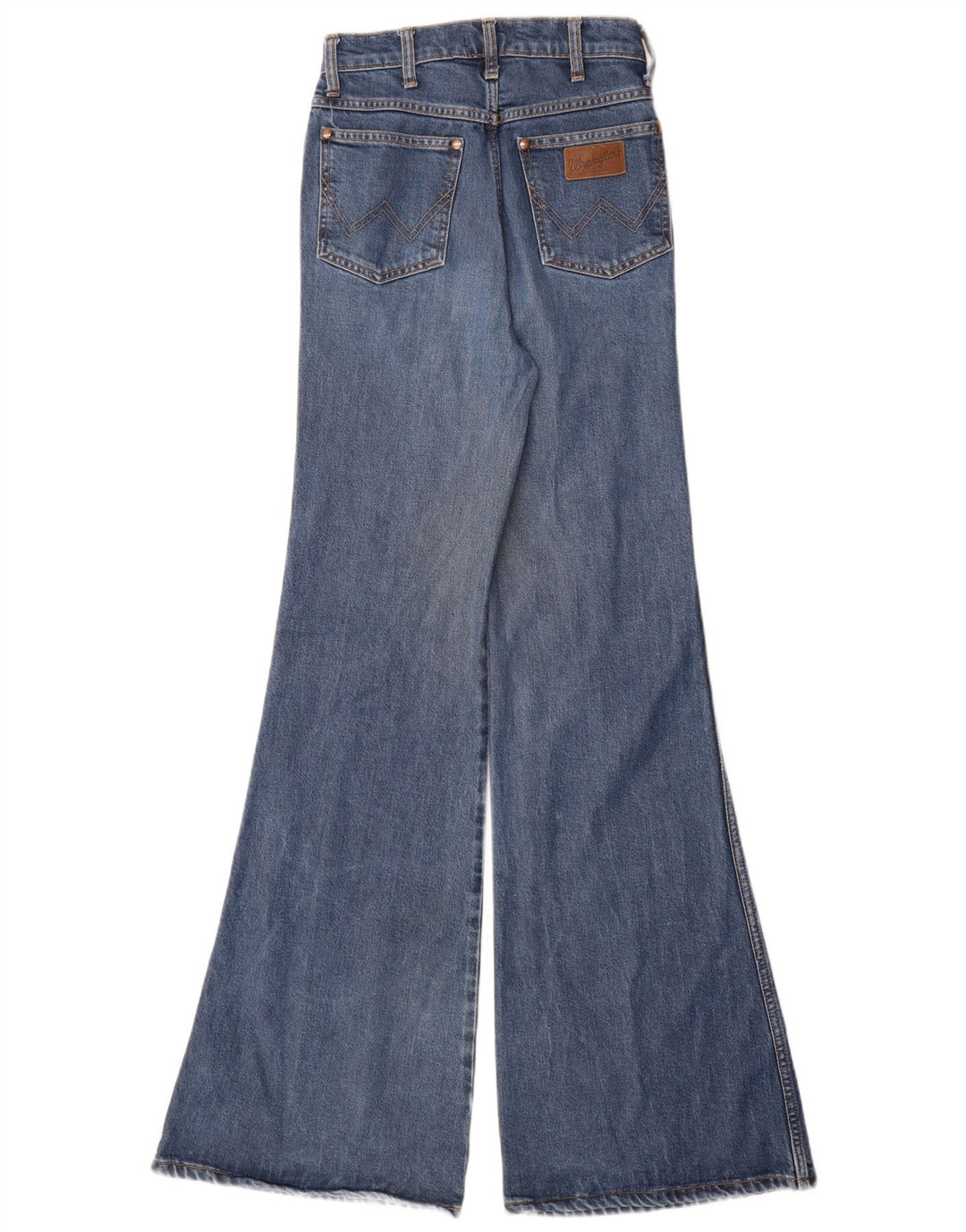 WRANGLER Dame Wanderer High Rise Flared Jeans W24 L34 Blå Lyocell