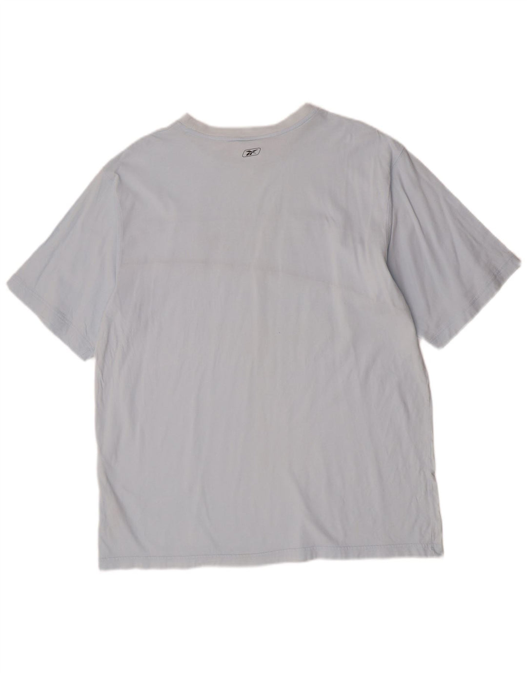 Reebok Herre Grafisk T-Shirt Top 2XL Blå Bomuld