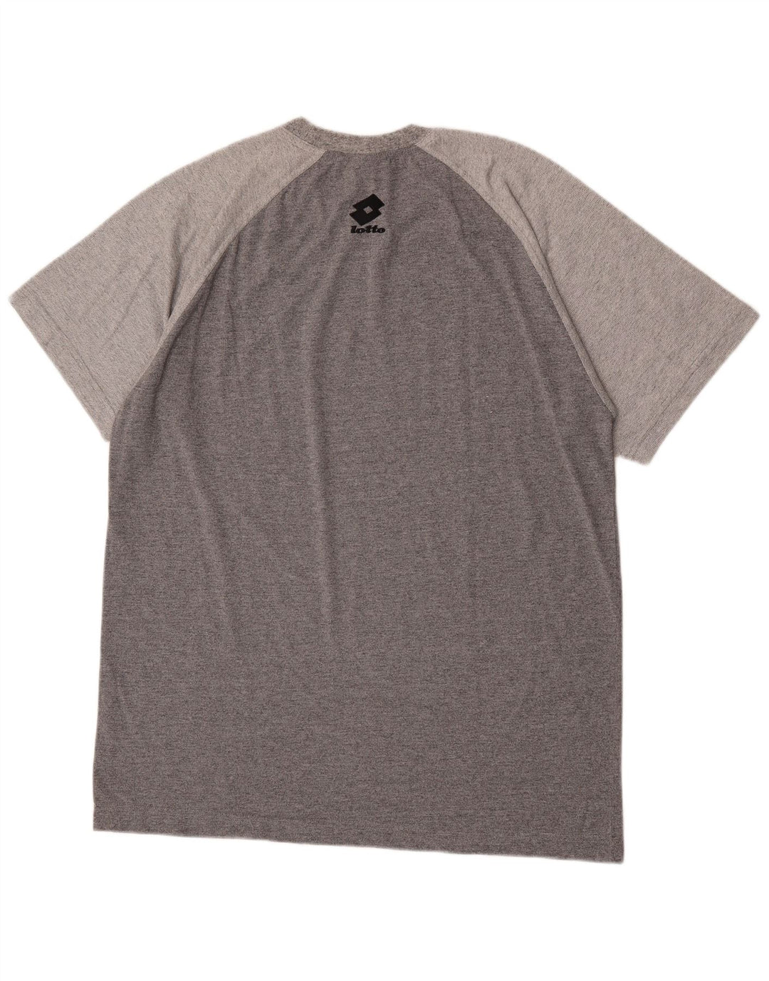 LOTTO Herre Grafisk T-Shirt Top XL Grå Flecked Polyester