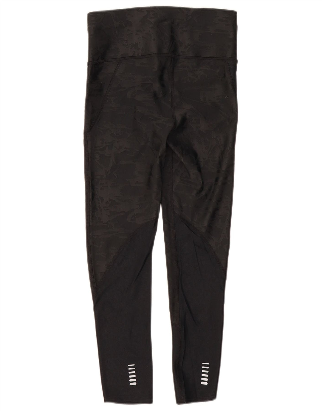 UNDER ARMOR Womens Heat Gear Leggings UK 10 Small Grey Camouflage